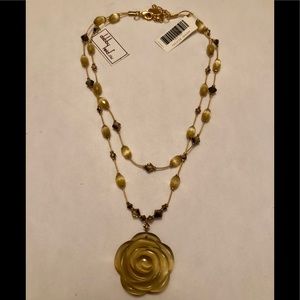 NWT! Dabby Reid crystal and stone necklace